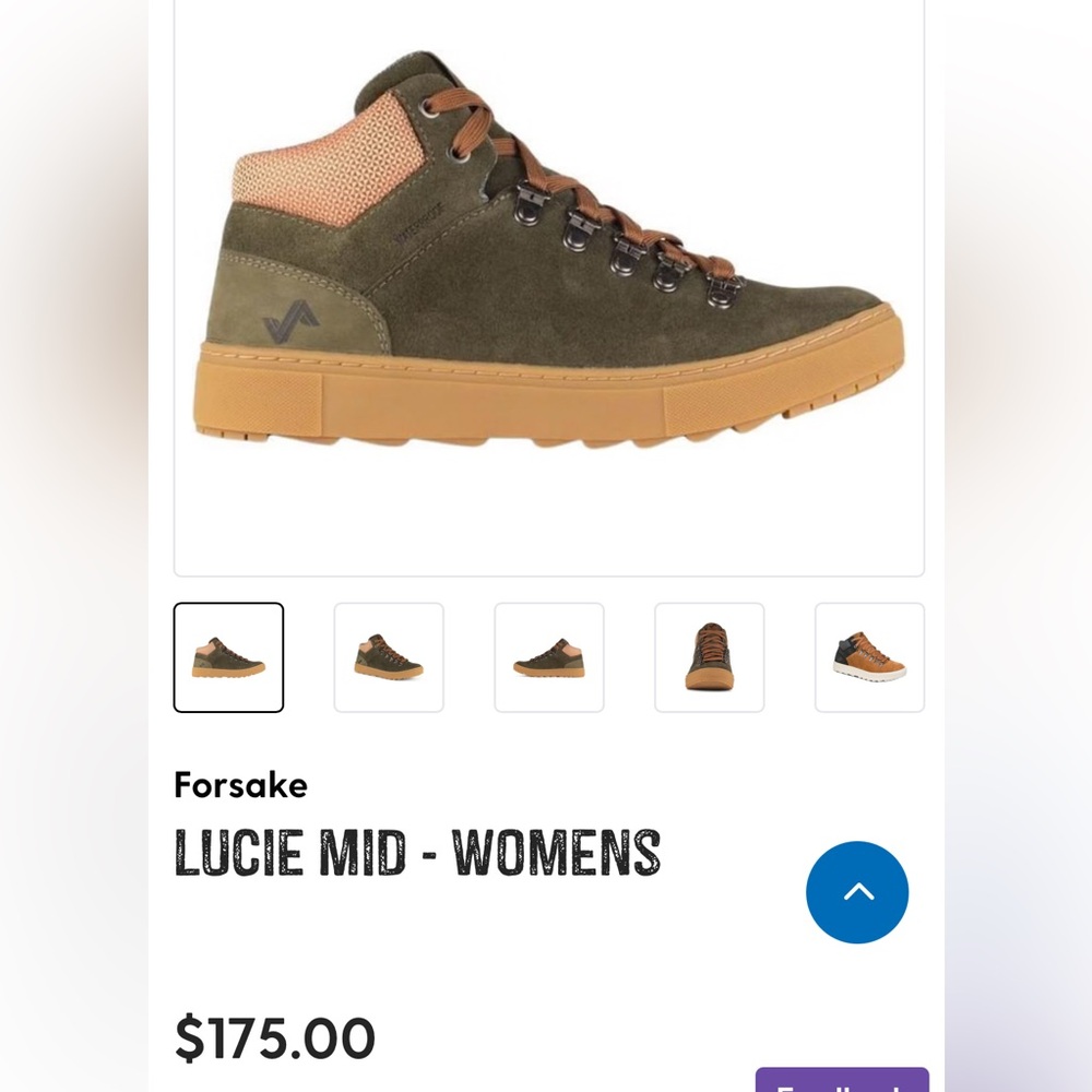 Women’s Green Suede Shoe